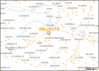 map of Vallecito