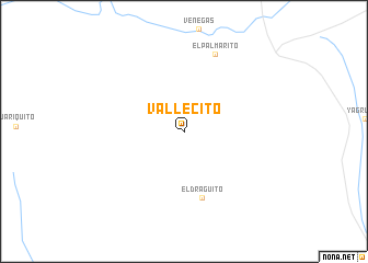 map of Vallecito