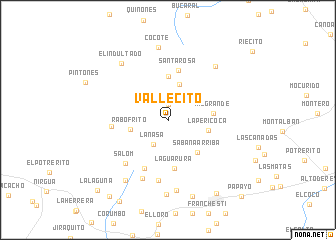 map of Vallecito