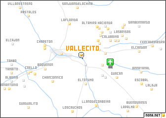 map of Vallecito