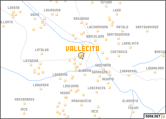 map of Vallecito