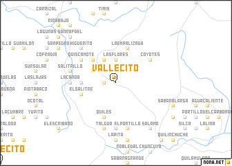 map of Vallecito