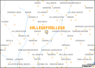 map of Valle de Finolledo