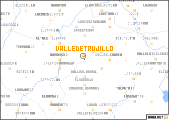 map of Valle de Trujillo