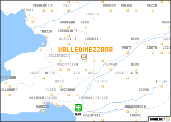 map of Valle-di-Mezzana