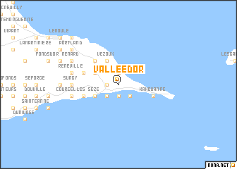 map of Vallée dʼOr