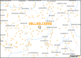 map of Valle El Cerro