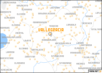 map of Valle Gracia