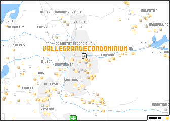 map of Valle Grande Condominium