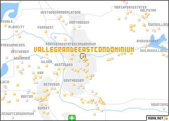 map of Valle Grande East Condominium