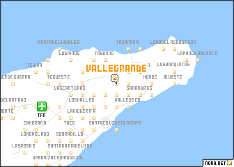 map of Valle Grande