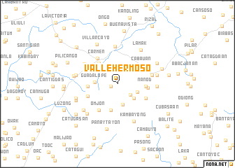 map of Vallehermoso