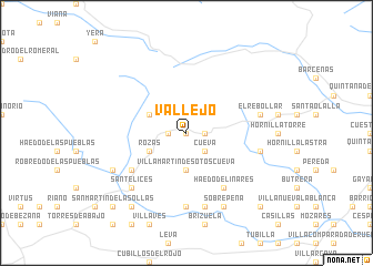 map of Vallejo