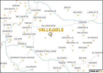 map of Vallejuelo