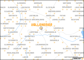 map of Vallemenier