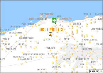 map of Vallenilla