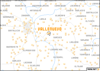 map of Valle Nuevo