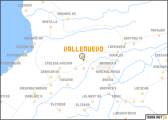 map of Valle Nuevo