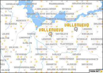 map of Valle Nuevo