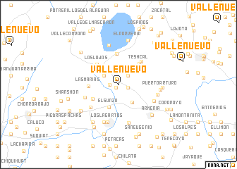 map of Valle Nuevo