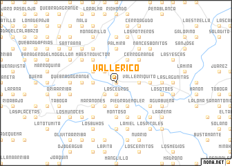 map of Valle Rico