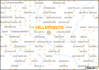 map of Vallerriquito