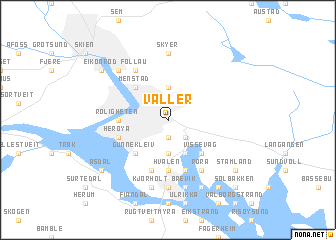 map of Valler