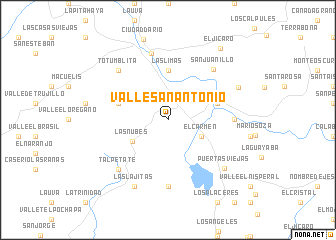 map of Valle San Antonio