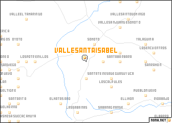 map of Valle Santa Isabel