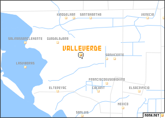 map of Valle Verde