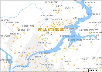 map of Valleybrook