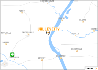 map of Valley City