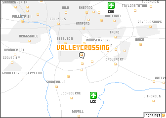 map of Valley Crossing