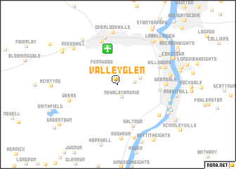 map of Valley Glen