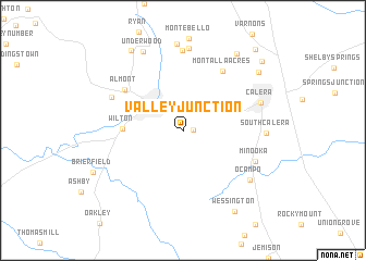 map of Valley Junction