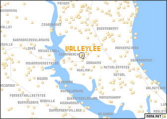 map of Valley Lee