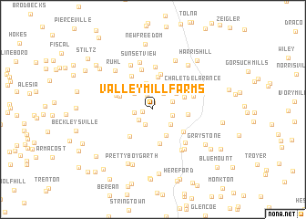 map of Valley Mill Farms