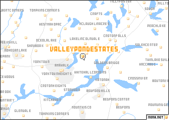 map of Valley Pond Estates