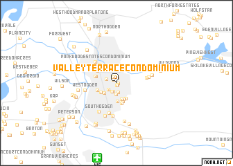 map of Valley Terrace Condominium