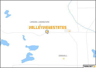 map of Valley View Estates