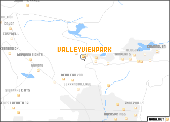 map of Valley View Park