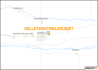 map of Valley View Trailer Court