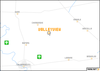 map of Valley View