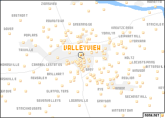 map of Valley View