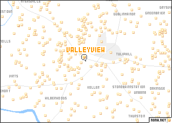 map of Valley View