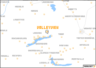 map of Valleyview