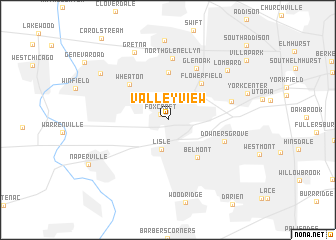 map of Valley View