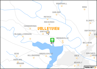 map of Valley View