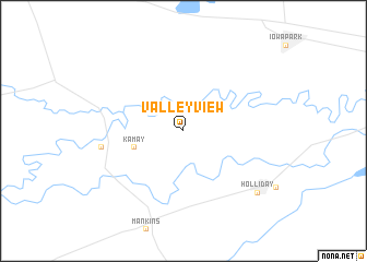 map of Valley View