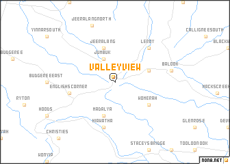 map of Valley View